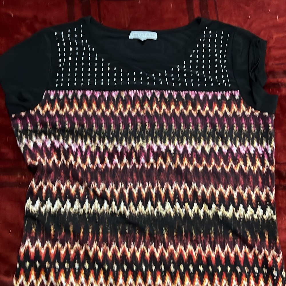 Cute women’s shirt with sequins size small